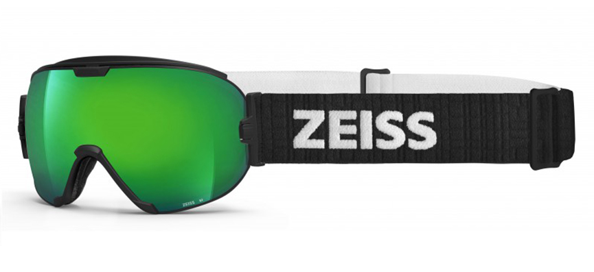 MASCHERA DA SCI ZEISS GG02IN INTERCHANGEABLE DUO BLACK– ML GREEN / SONAR  SUPER SILVER - Walter Attimonelli
