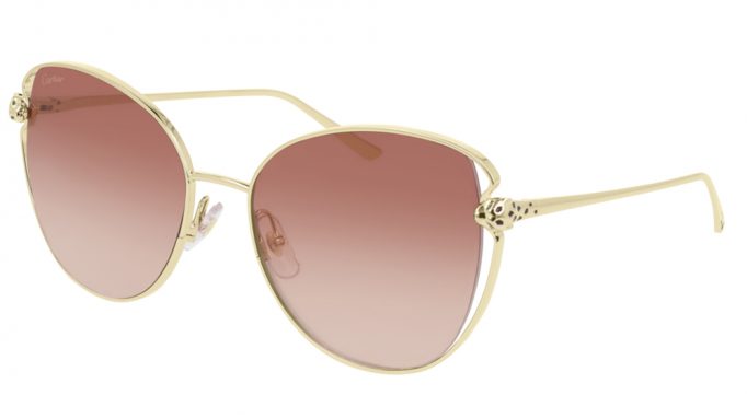 Cartier modello Panthère de Cartier CT0236S Occhiali da sole da donna in  metallo - Walter Attimonelli
