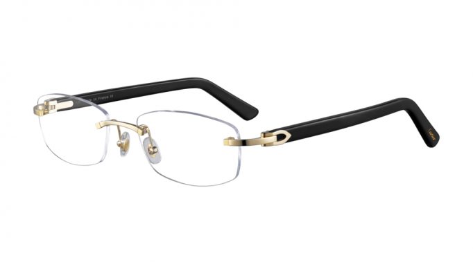 occhiali da vista unisex metallo Cartier