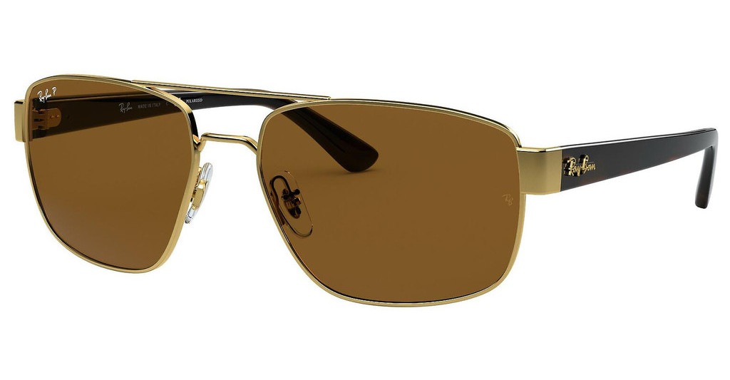 Ray-Ban-RB3663-001-57 occhiali da sole uomo metallo Ray Ban