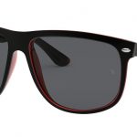 617187 MATTE BLACK ON TRANSPARENT RED